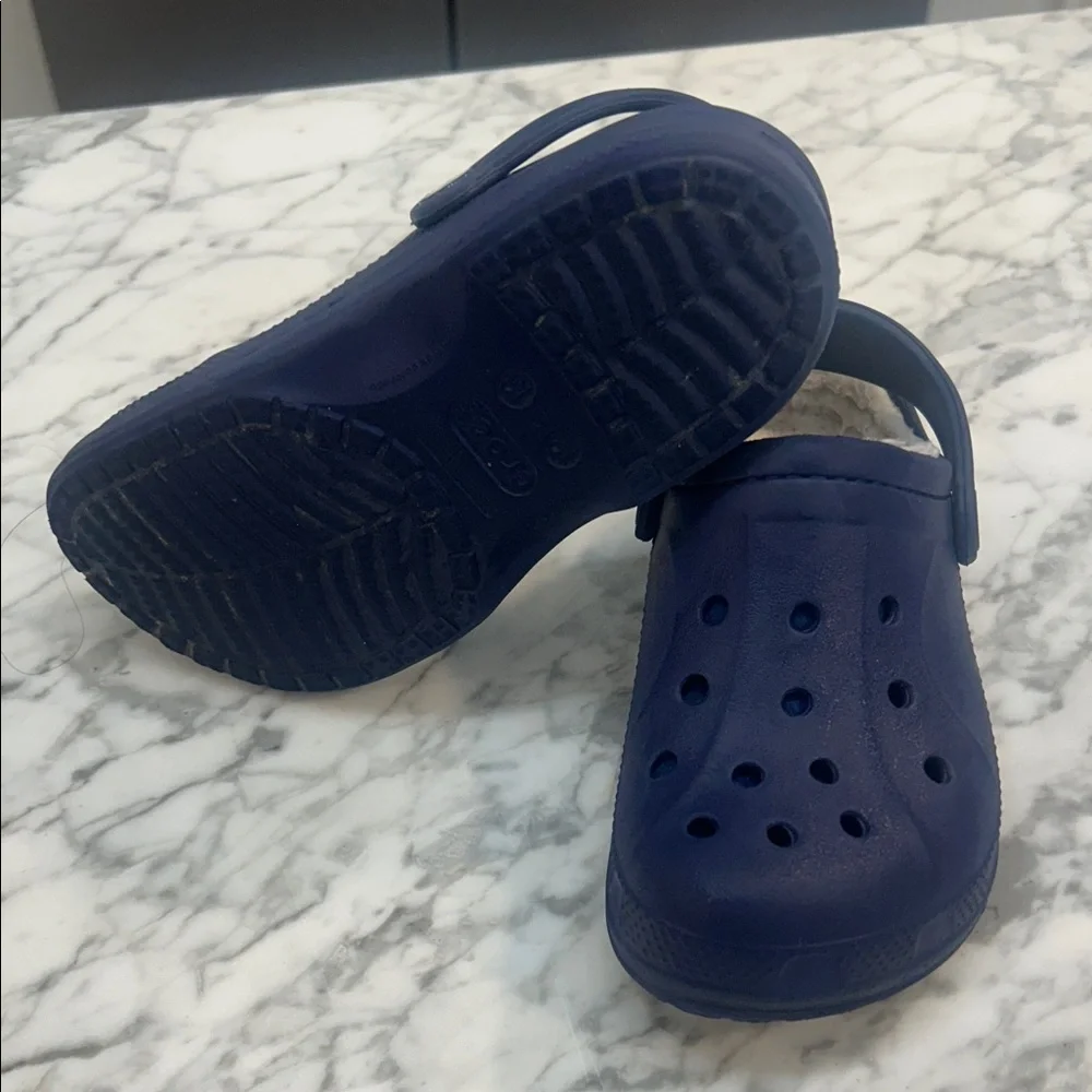 CROCS Kids Dark Blue Insulated Shoes